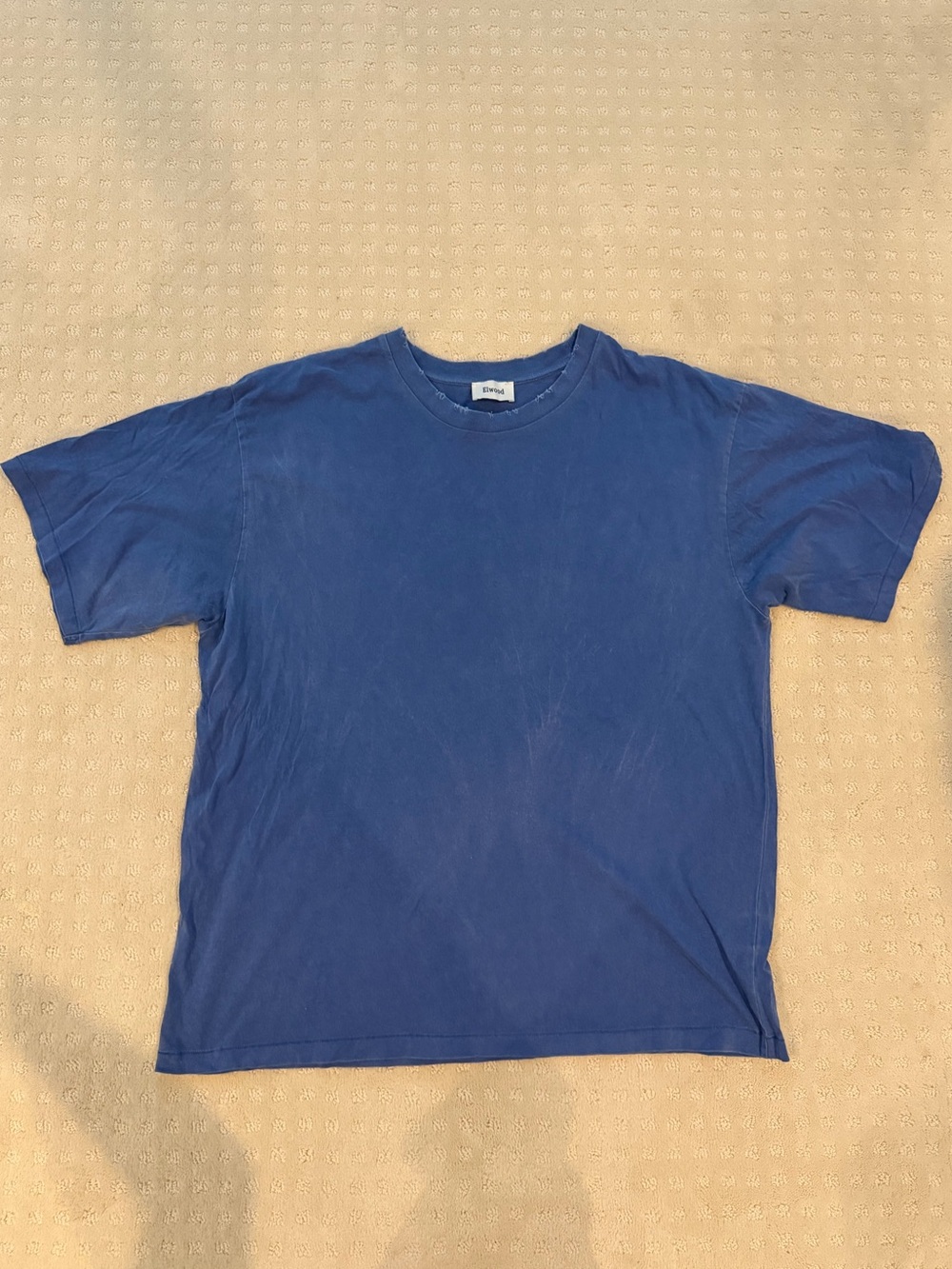 Elwood Men's Short Sleeve Crew Neck T-Shirt in Blue